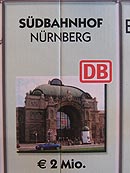 Monopoly Deutschland - Südbahnhof Nürnberg