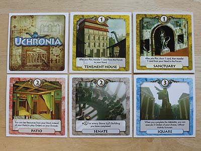 Uchronia - Building cards
